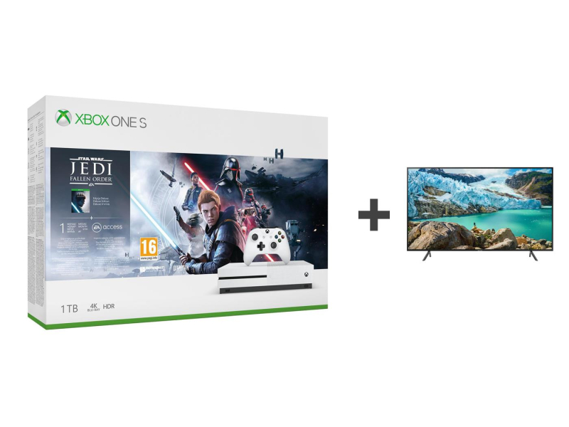 Microsoft Xbox One S + STAR WARS: Upadły Zakon + TV
